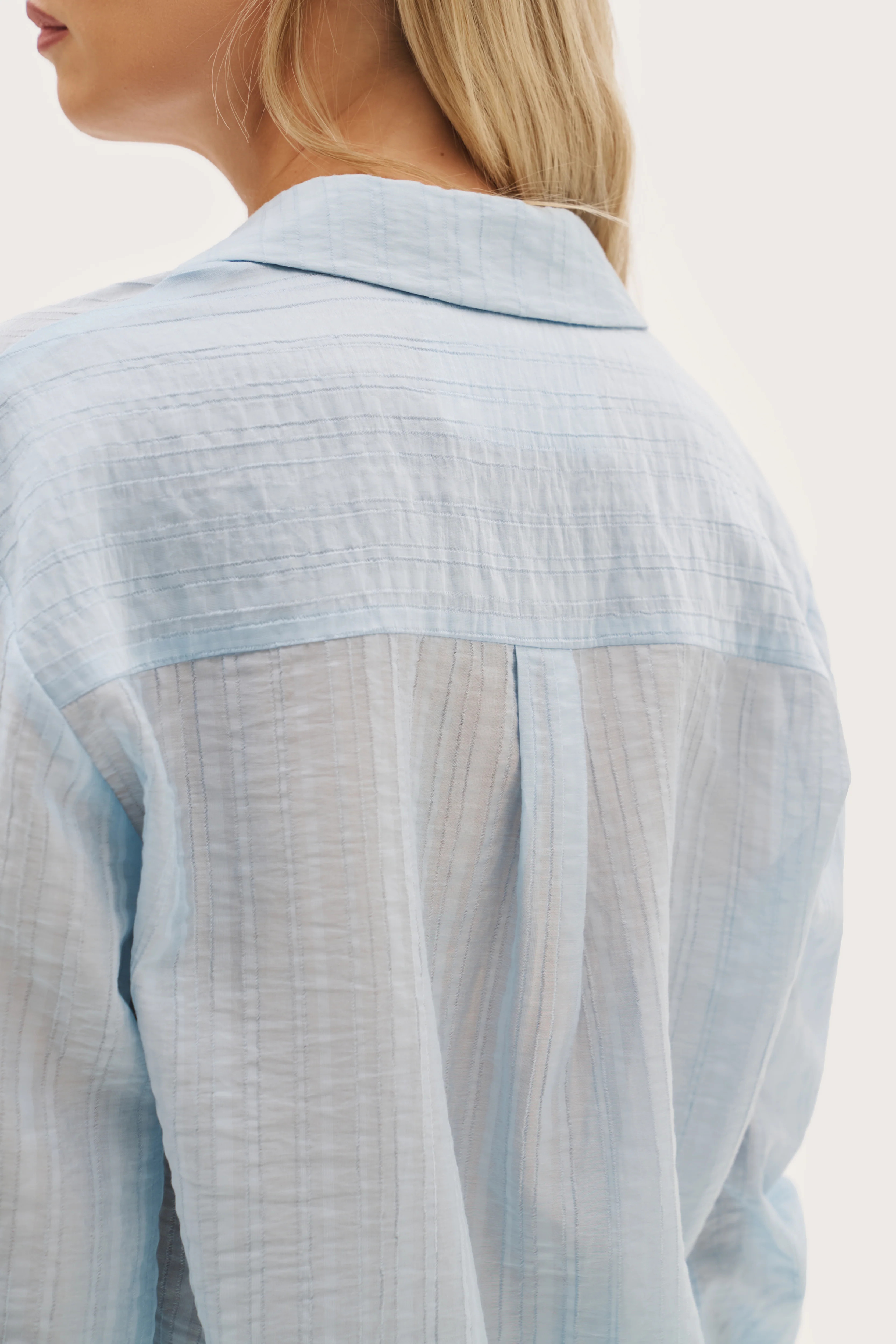 Maebe Cove Oversized Shirt - Delicate Blue | Maebe UK