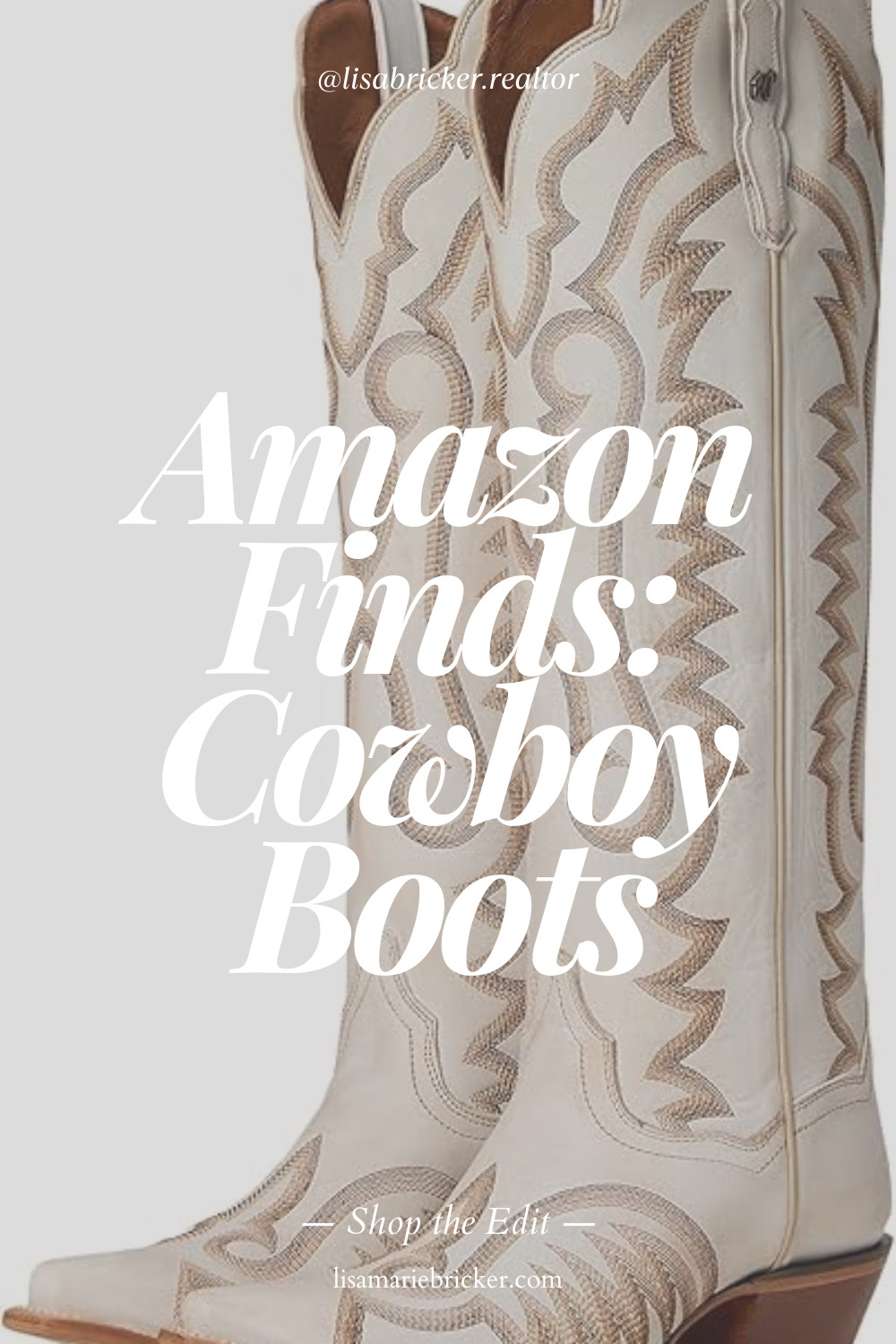 Amazon Finds: Cowboy Boots 

 #LTKgrwm #LTKootd