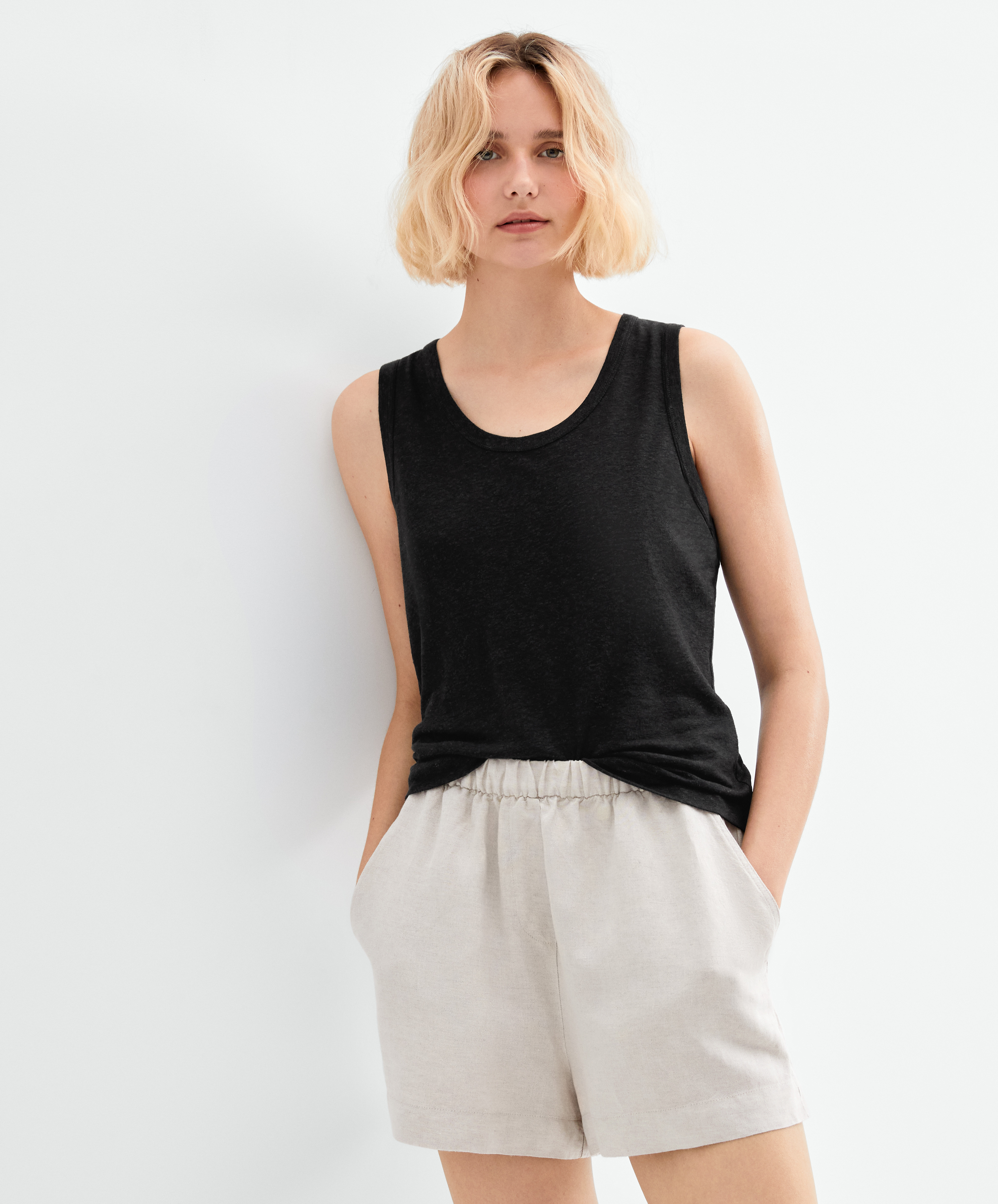 Débardeur lin | OYSHO France | OYSHO UK