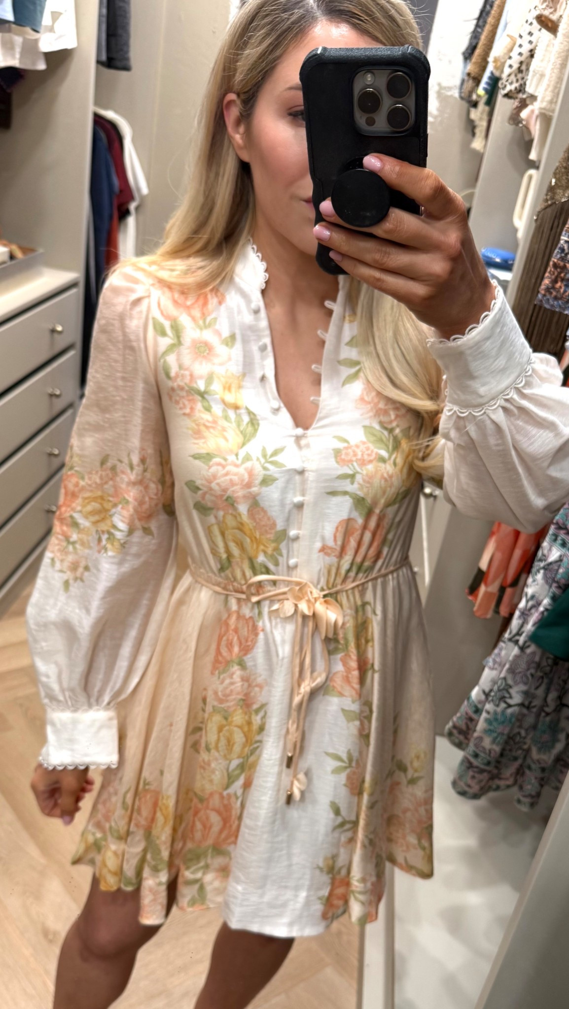 So cute - looks like Zimmermann!
RUNS SMALL across chest (wearing my usual XS but need small)


#LTKSeasonal