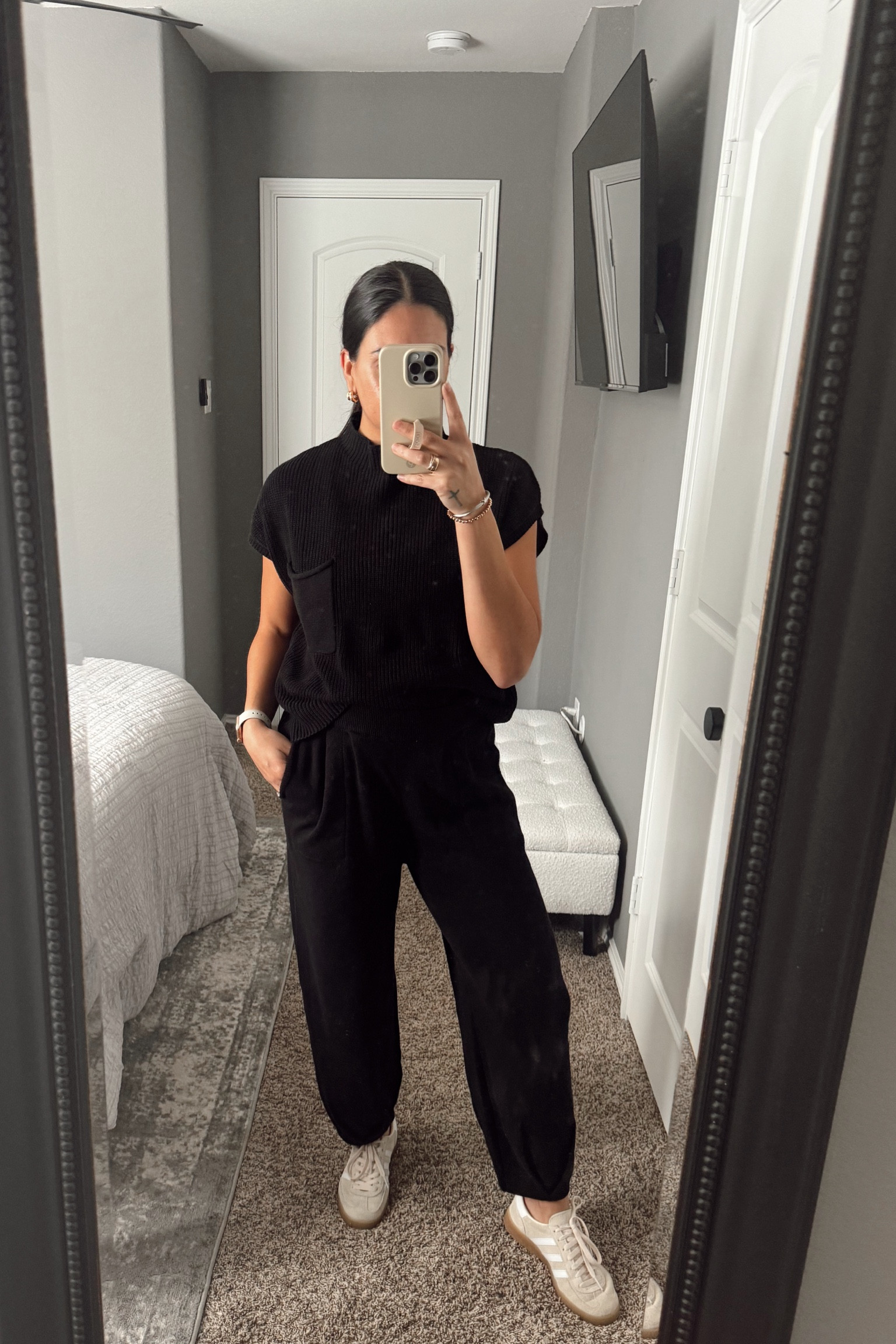 Amazon pant set, travel outfit, sweatpants, sweater top, airport fashion, vacation look, fall fashion, fall style, knit wear, affordable fashion, Amazon finds 

#LTKStyleTip #LTKFindsUnder50 #LTKTravel