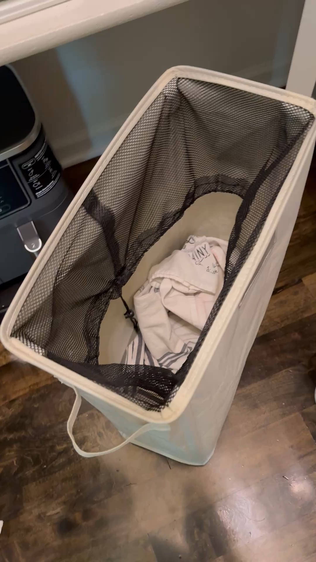 Narrow laundry basket on wheels for pantry! I throw dirty towels, rags, etc in here then haul upstairs to wash 

#LTKFamily #LTKHome