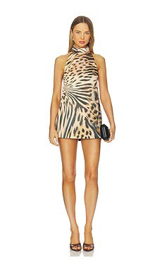 retrofete Glindy Dress in Melting Animal Print from Revolve.com | Revolve Clothing (Global)