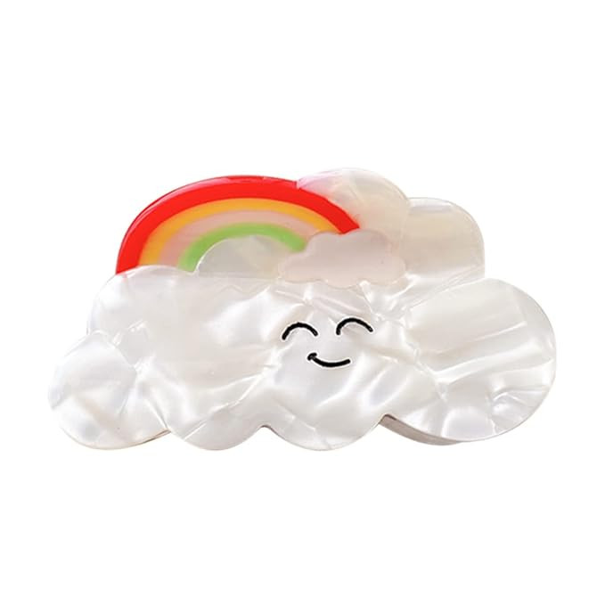 Cute Cloud Hair Clip,Small Clip for Women,Acetate Hair Clip,Small Hair Clip,S1 | Amazon (US)