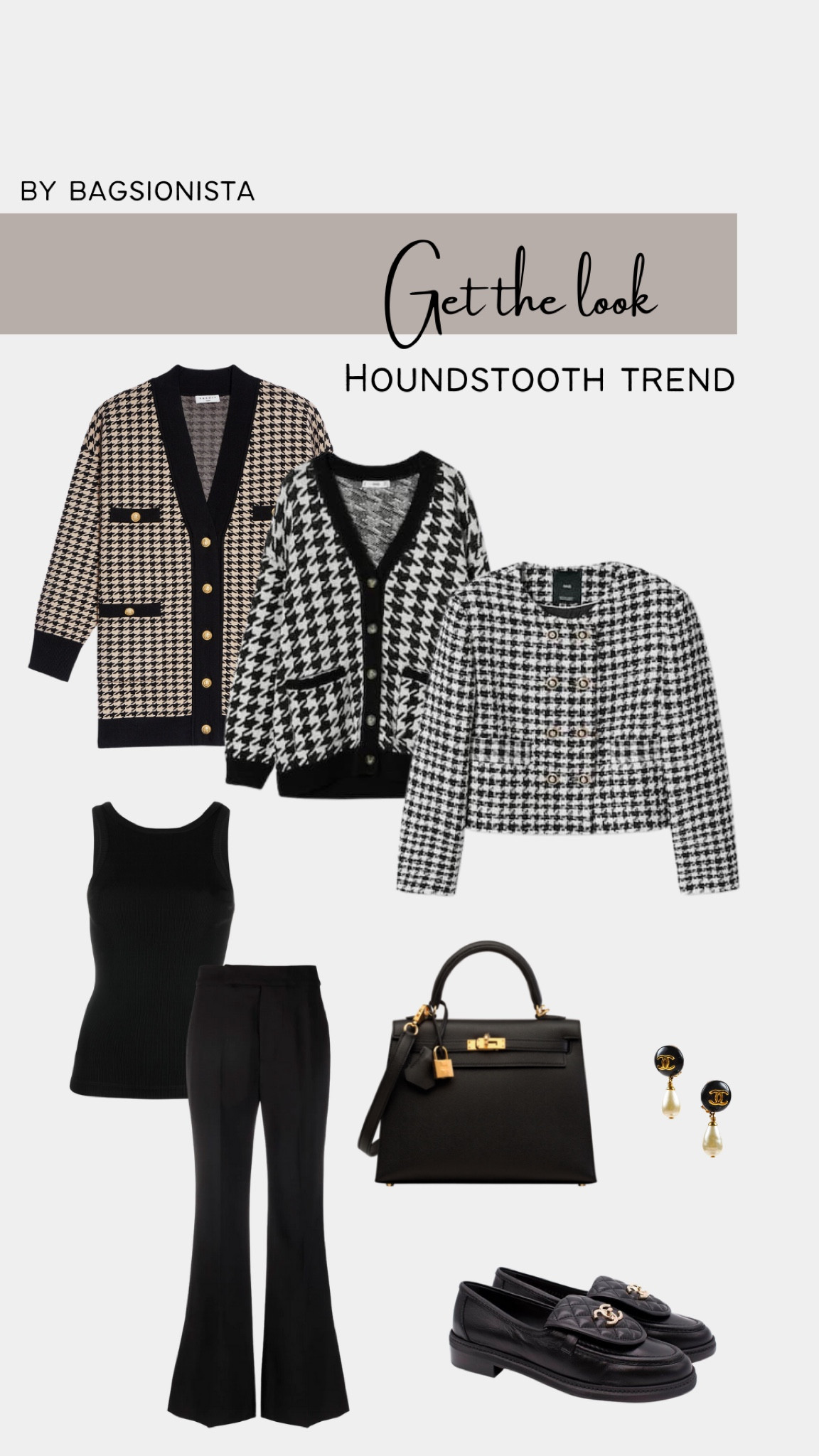 Style inspiration for those who wants to follow the houndstooth trend with the perfect fall cardigan. Elegant options to create the ultimate fall look for all elegant and chic ladies out there 🖤 #cardigan #fallfashion #houndstooth #sweaterweather #fallfashion #styleinspiration #oldmoneylook  

#LTKeurope #LTKstyletip #LTKSeasonal