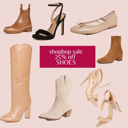 Shopbop fall style event ! So many good shoes for fall 25% off

Western boots , tall western boots , wedding shoes , heels , tan heels for wedding guests , fall wedding guest , Alexandre Birman sale , sale shoes , short boots , staud boots , Chelsea boots , leather boots on sale , tan ballet flats , black pumps , black heels , fall shoes on sale 

#LTKSeasonal #LTKSale #LTKshoecrush