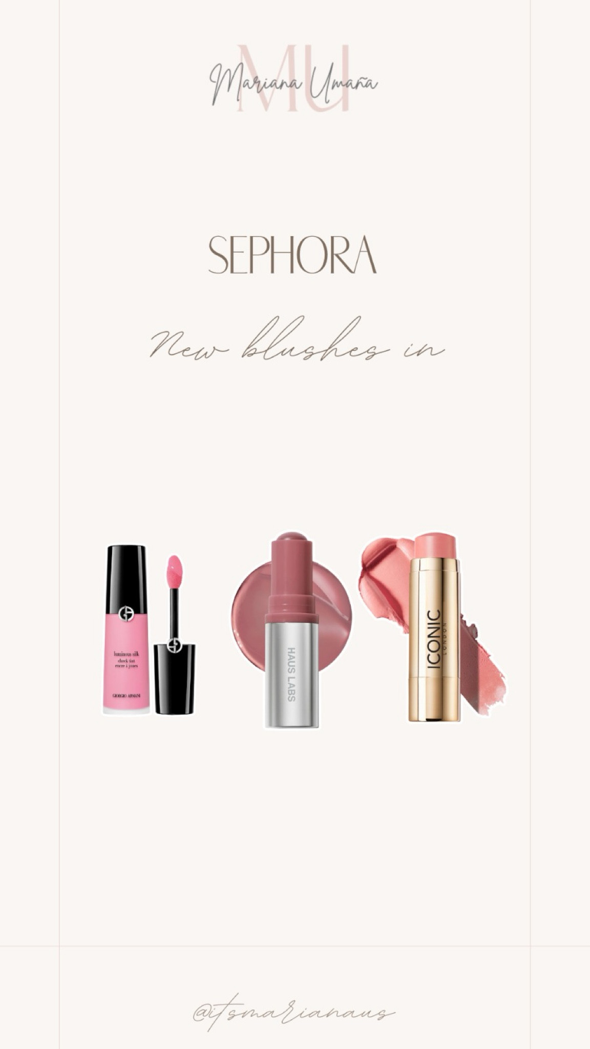 Blush is definitely my favorite part of makeup! 💖 These are my go-to blushes, can't wait to try the one from Haus Labs! 💄

#LTKBeauty #LTKU