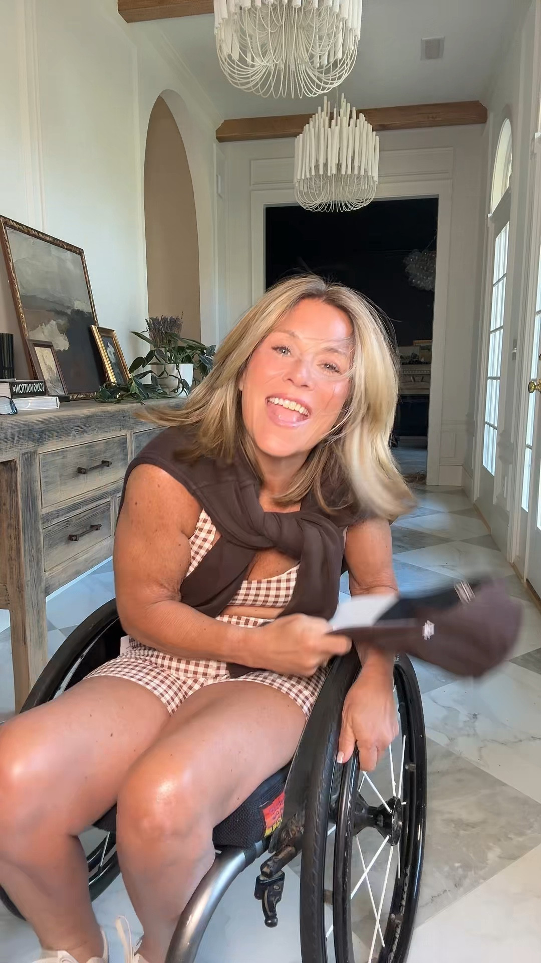 Brown gingham all spring and summer 🤎

#LTKActive #LTKOver40 #LTKootd