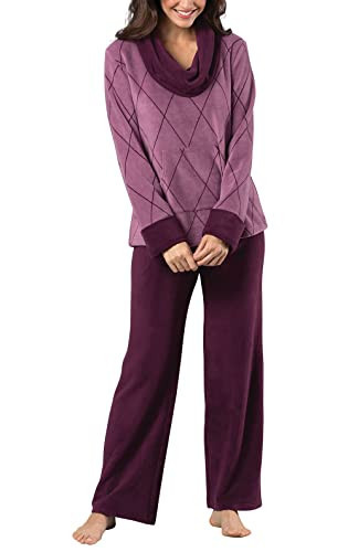 PajamaGram Women's Petite Pajama Sets - Ladies Petite Pajamas, Plum, XLP | Amazon (US)