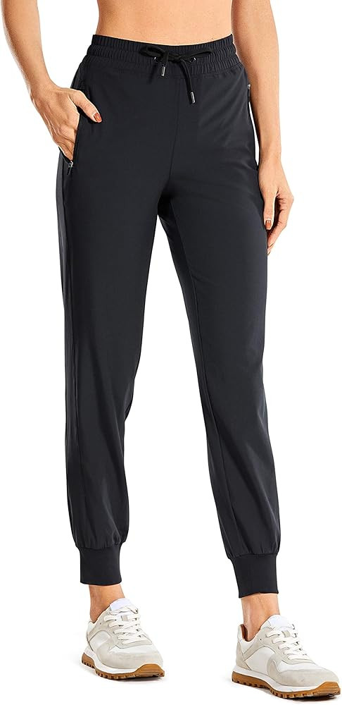 CRZ YOGA Women's Lightweight Joggers Pants with Pockets Drawstring Workout Running Pants with Ela... | Amazon (US)