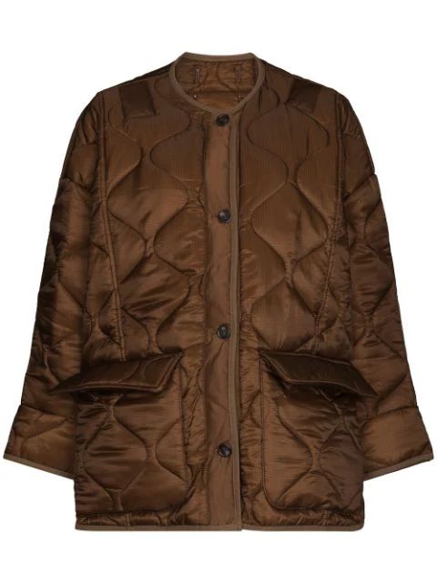 Teddy oversized quilted jacket | Farfetch Global