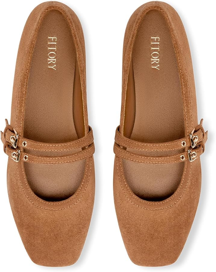 FITORY Mary Jane Shoes Women, Dress Ballet Flats Work Business Casual | Amazon (US)