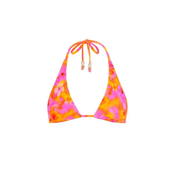 Classic Tie Halter Bikini Top - Honey Baby | Kulani Kinis US