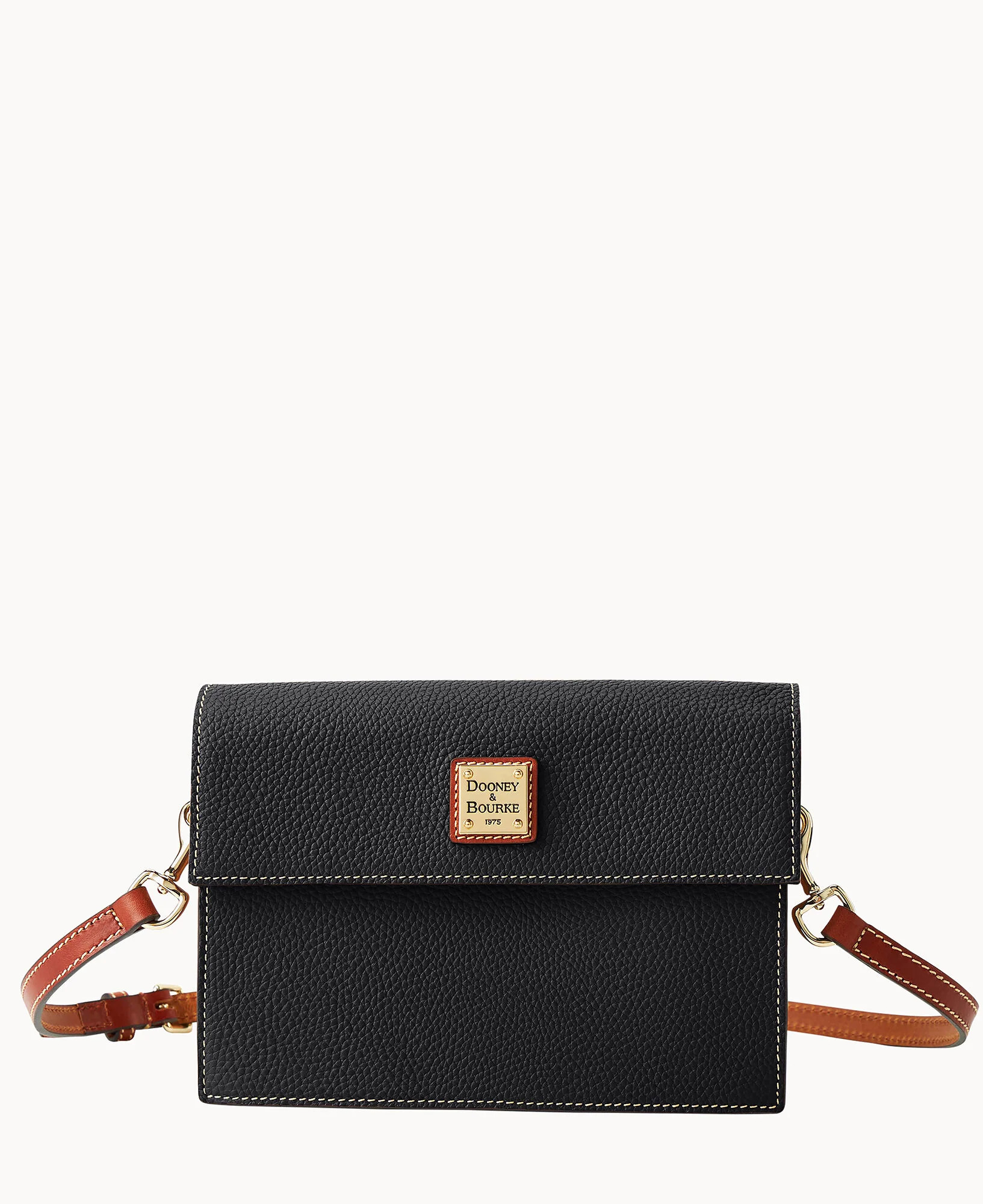 Pebble Grain East West Flap Crossbody | ILoveDooney