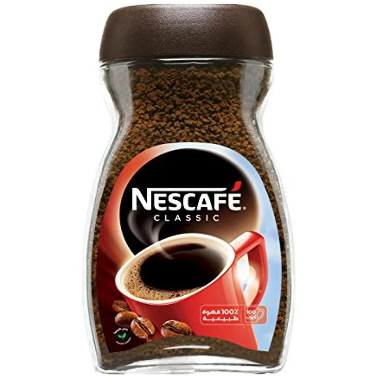 100% Pure Natural Nescafe Classic Instant Coffee Dark Roast Beans Cup Jar 200 Gm | Walmart (US)