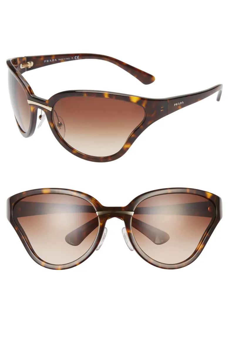 Prada 68mm Oversize Wrap Butterfly Sunglasses | Nordstromrack | Nordstrom Rack