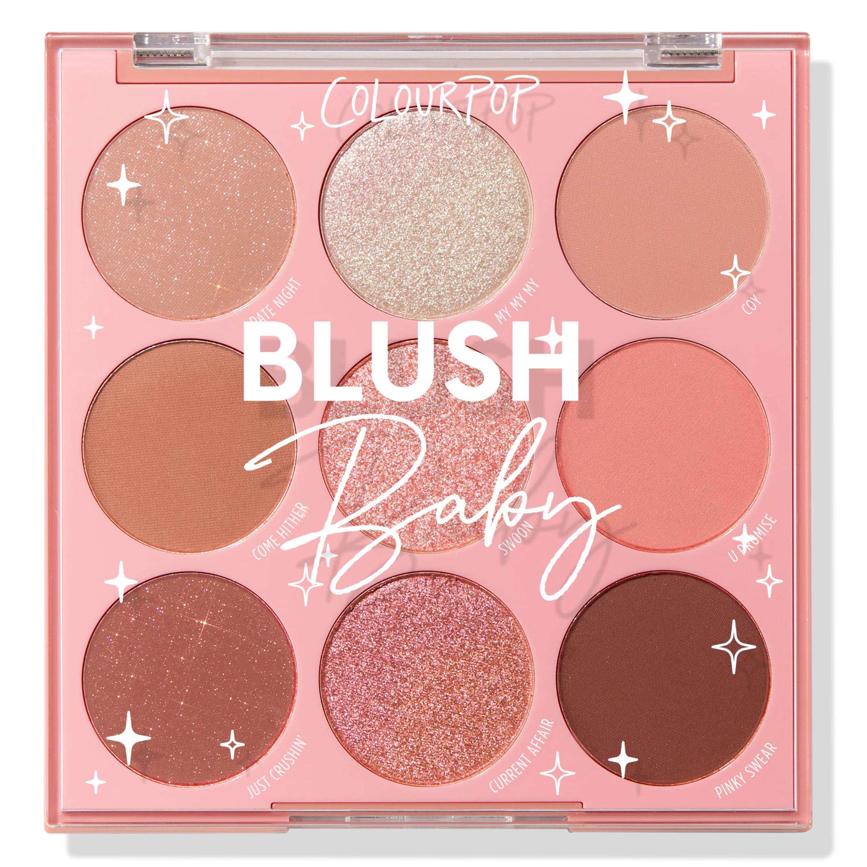 ColourPop Pressed Powder Eyeshadow Makeup Palette in Blush Baby 0.3oz | Walmart (US)