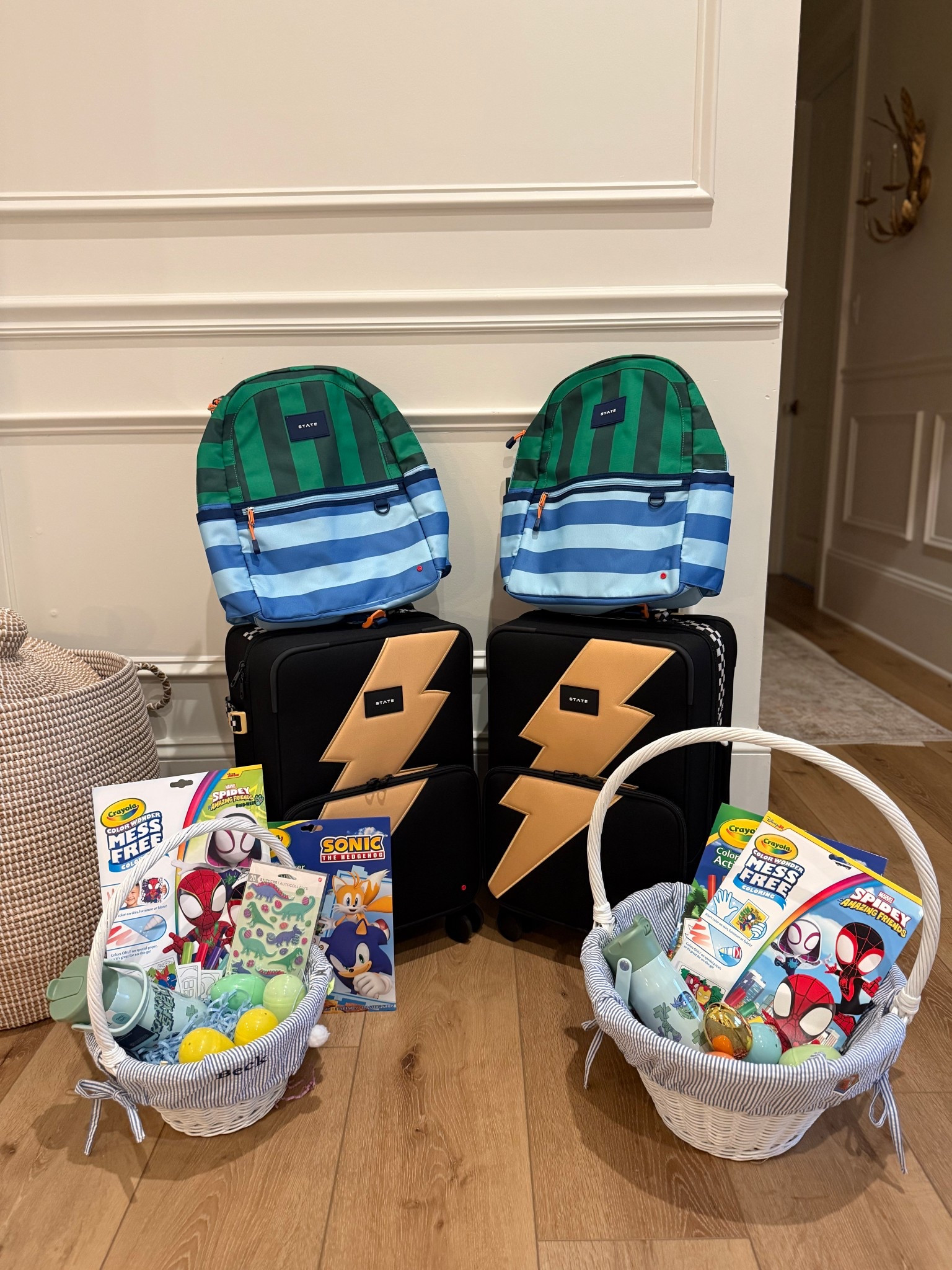 Special Easter this year as we set off to California with the boys to celebrate my dad’s life! We let them pack their own bags! How cute are these state bags?!
#boymom #toddlers 

#LTKTravel #LTKKids #LTKmomlife