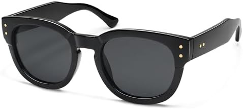 SOJOS Retro Round Polarized Sunglasses for Men Women Vintage Classic Thick Womens Square UV400 Sh... | Amazon (US)