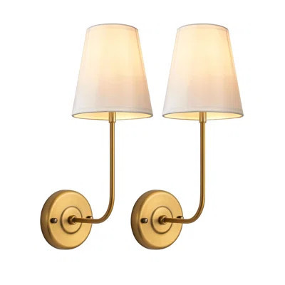 Battery Operated Wall Sconces Set Of Two Rechargeable Wall Lights With 5200Mah Dimmable Detachable Bulbs 15 Colors And Remote Control Wireless Sconces | Wayfair North America