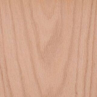 48 in. x 96 in. Red Oak Wood Veneer with 10 mil Paper Backer | The Home Depot