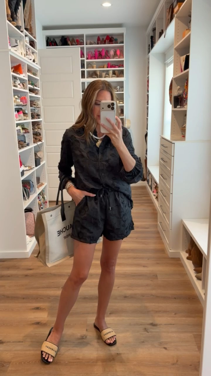 In a small set, sandals, necklace and accessories - fits tts.

#LTKgrwm #LTKootd #LTKSeasonal