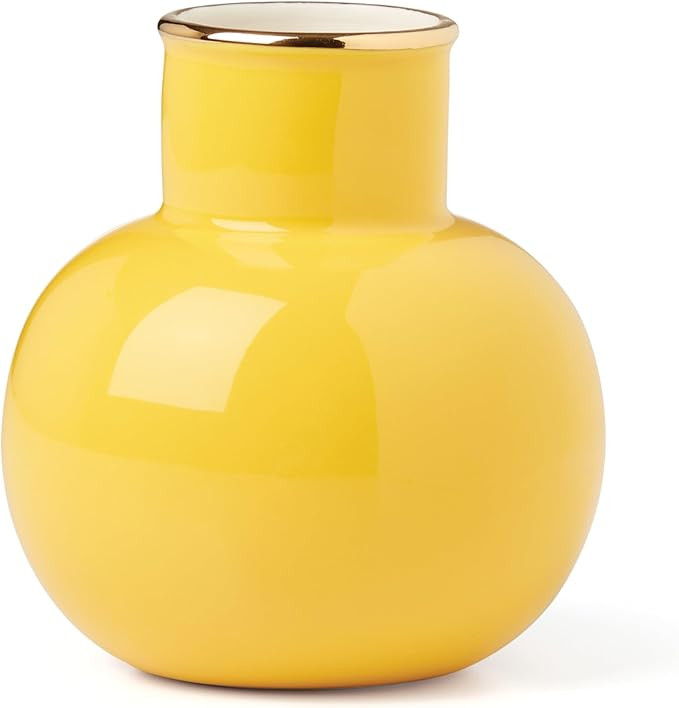 Kate Spade New York Yellow Make It Pop Small Vase, 0.68 | Amazon (US)
