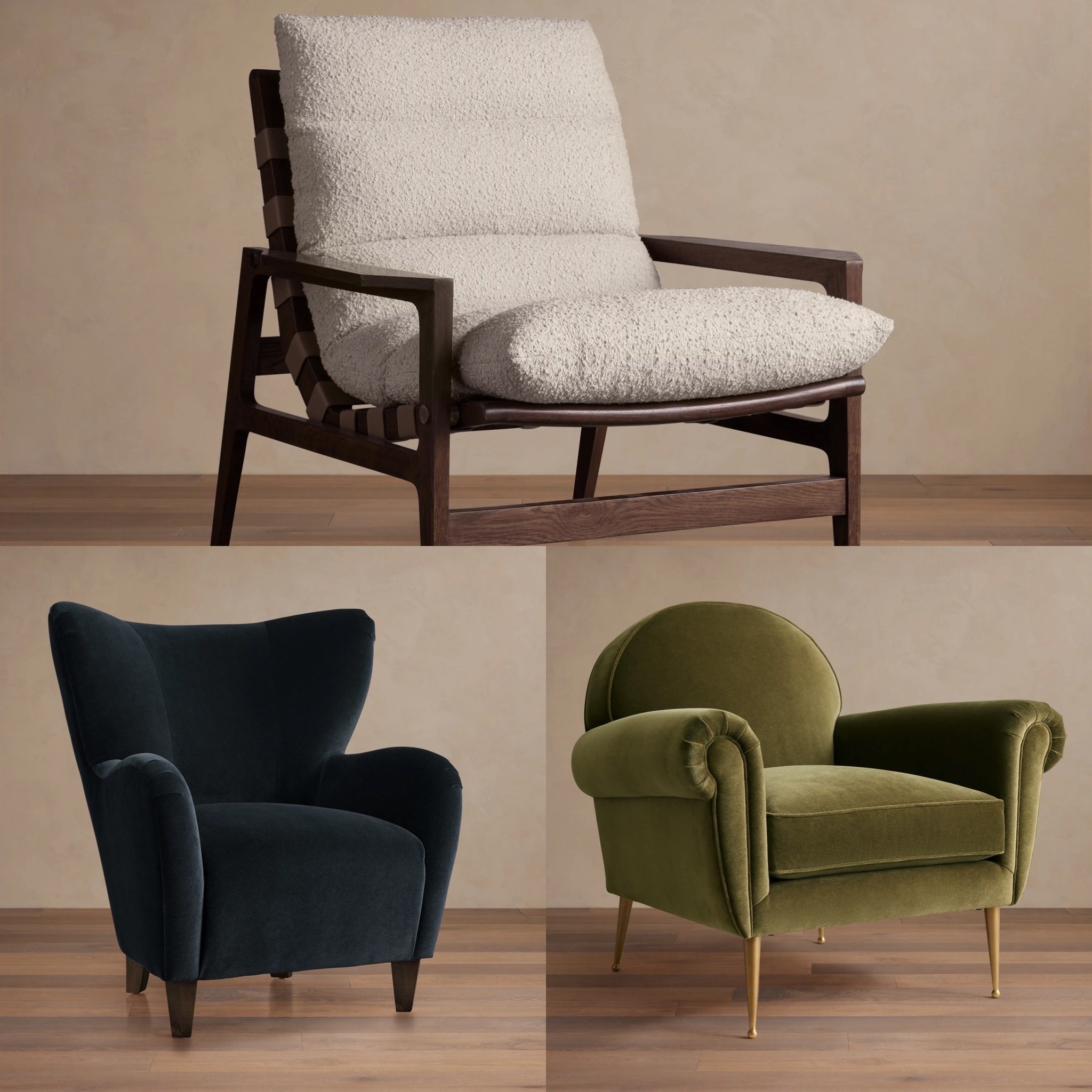A beautiful accent chair can completely transform a room. I’m always drawn to designs that blend timeless craftsmanship with updated silhouettes—whether it’s a sculptural lounge chair, a rich midnight velvet wingback, or a modernized take on a classic Parisian armchair. These are the kinds of pieces that make a space feel collected, elegant, and effortlessly inviting.

Up to 60% off Arhaus Clearance ends today—a great opportunity to invest in handcrafted furniture designed to stand the test of time.

#LTKHome #LTKSale #Arhaus #ArhausFurniture #AccentChair #LoungeChair #ParisianStyle #ModernClassic #HandcraftedFurniture #LivingRoomDesign #ReadingCorner #InteriorDesign #LuxuryHome #HomeDecor #ClearanceSale

#LTKHome #LTKSaleAlert