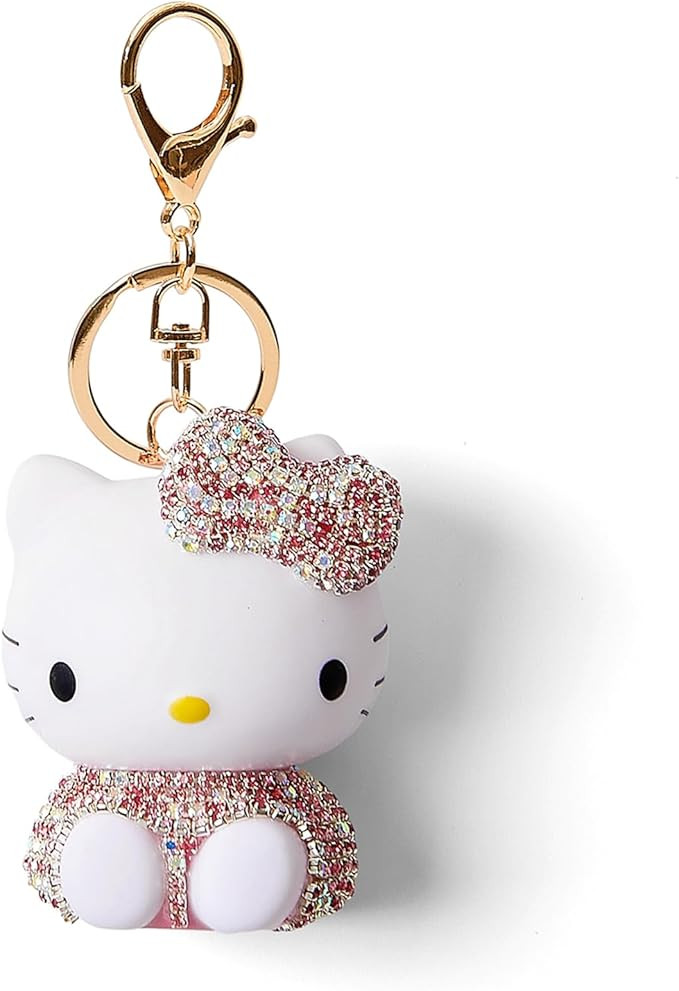 Cute Keychains, Handmade Cartoon Key Chains Accessories, Bling Rhinestones Car Key Chain, Backpac... | Amazon (US)