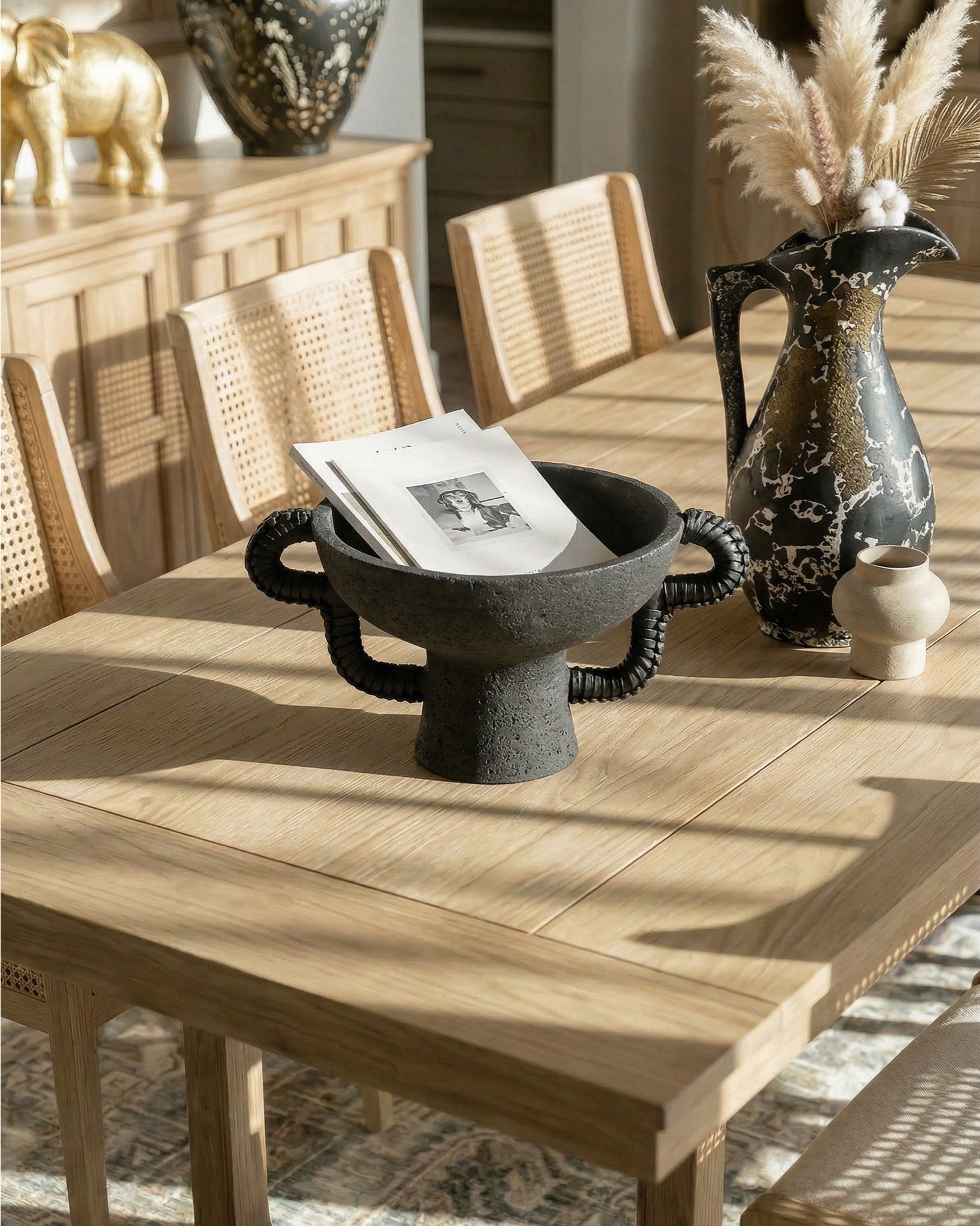 
* light wood rectangular dining table
* solid oak dining table modern rustic
* cane back dining chairs natural wood
* woven rattan dining chairs beige seat
* light wood sideboard buffet cabinet
* modern rustic wood cabinet storage
* * arched wood shelving unit built in look
* brass modern chandelier linear arms
* gold minimalist candle chandelier
* brass wall sconces glass shade
* black table lamp pleated shade
* neutral abstract wall art framed
* large ceramic vase black matte
* decorative elephant figurine gold
* coffee table decor bowls black stone
* * ceramic pottery vases modern organic
* distressed beige gray rug traditional pattern
* upholstered bed cream fabric
* light wood nightstands 3 drawer
* boucle bench curved modern
* wood dresser light oak finish
* accent chair wood frame cream cushion
* white globe pendant light modern
* brass wall sconces cylindrical
* ceramic table lamps beige base
* vintage gold ornate mirrors wall
* neutral landscape wall art painting
* large ceramic vase textured beige
* woven basket planter natural
* decorative tray with books
* stone decor bowl
* chunky knit throw blanket beige
* textured accent pillows cream beige
* faded traditional rug beige gray


#LTKHome #LTKSaleAlert