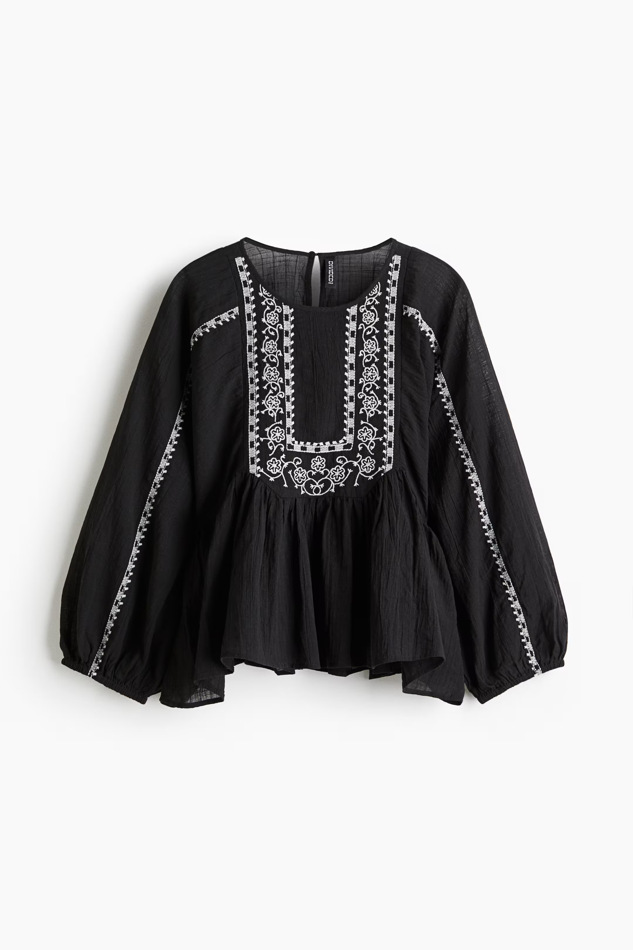 Blouse brodée | H&M (FR, IT, ES, PT, BE)