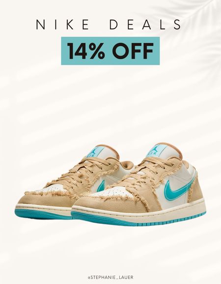 14% off on these Nike Air Jordan 1 Low SE "Wave" Women's Shoes

#LTKShoeCrush #LTKSaleAlert #LTKStyleTip
