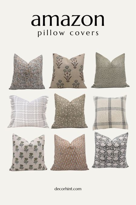 Stylish Amazon pillow covers 

#LTKhome #LTKfindsunder100 #LTKfindsunder50