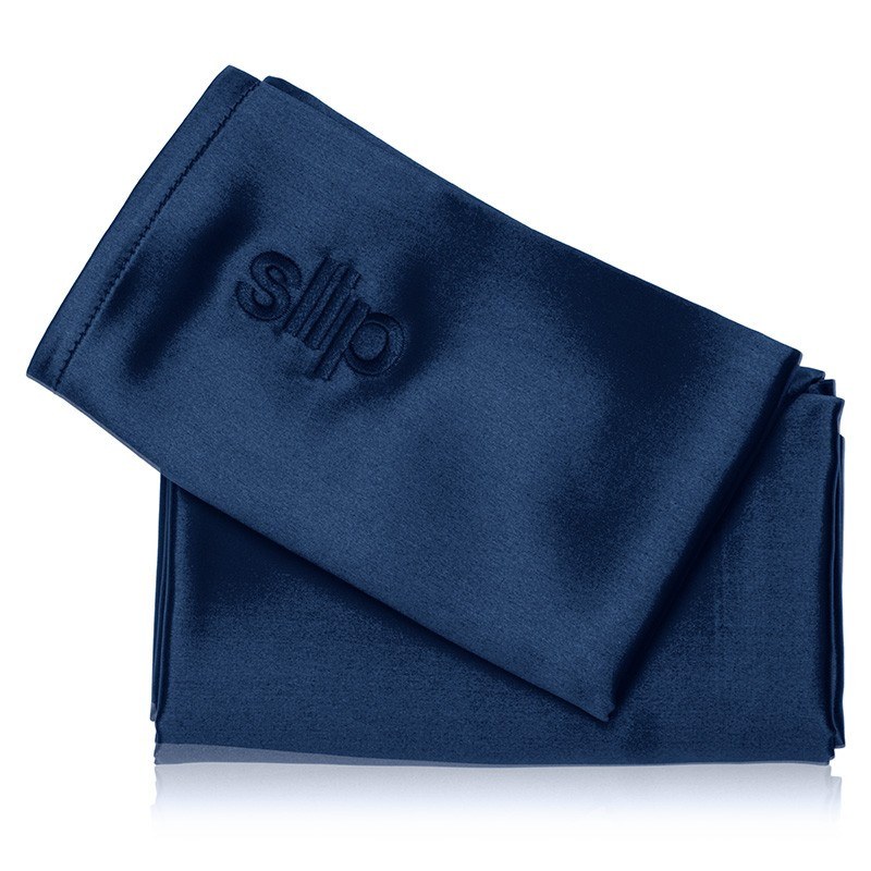 pure silk pillowcase - Queen - Navy Blue (1 piece) | Dermstore