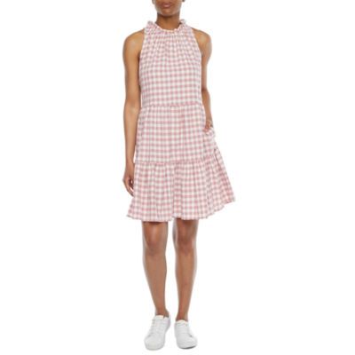 Isabel & Nina Sleeveless Gingham Shift Dress | JCPenney