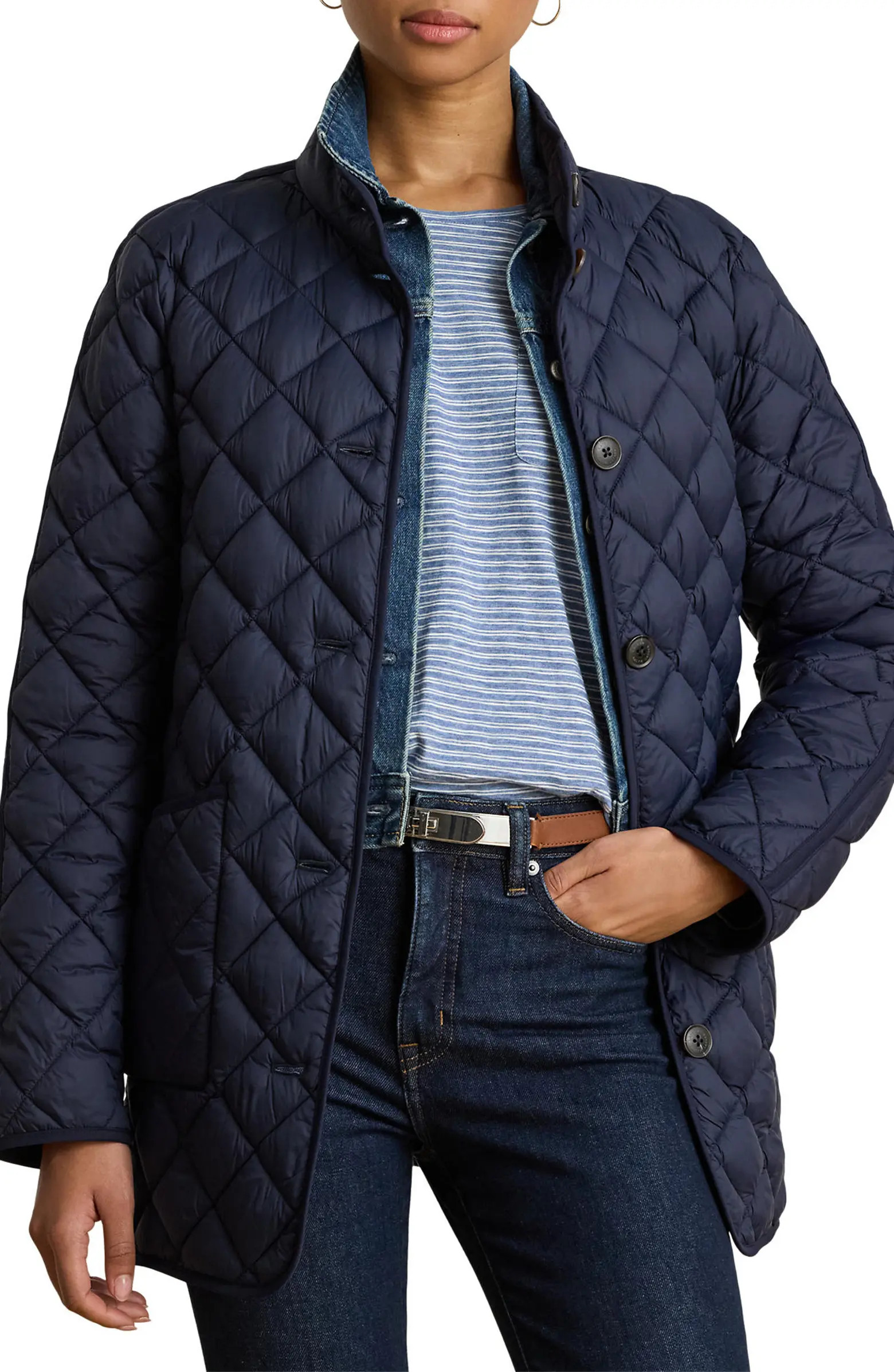 Lauren Ralph Lauren Diamond Quilted Puffer Jacket | Nordstrom | Nordstrom