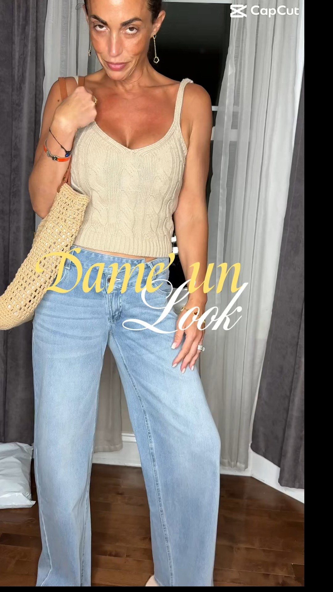 Casual but elevated ✨ I’m living in these Halara wide leg jeans — the fit is relaxed, the wash is perfect, and they’re so easy to style. I paired them with a vintage top (can’t link it, but you can recreate the vibe!), simple sandals, and my YSL knit bag for that effortless off-duty look.

#HalaraJeans #LTKDenim #OOTD #WideLegJeans #StreetStyle

#LTKSeasonal #LTKFindsUnder50 #LTKU