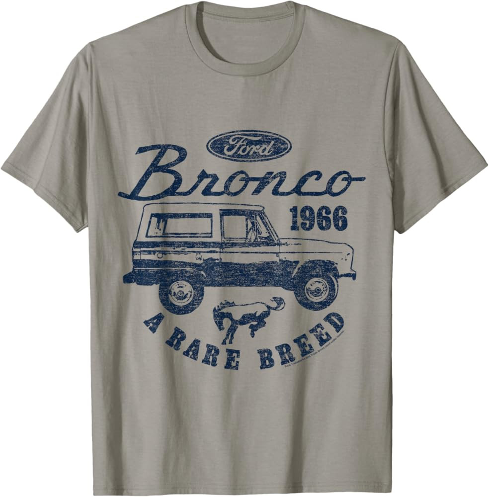 Ford - Bronco A Rare Breed 1966 Logo T-Shirt | Amazon (US)