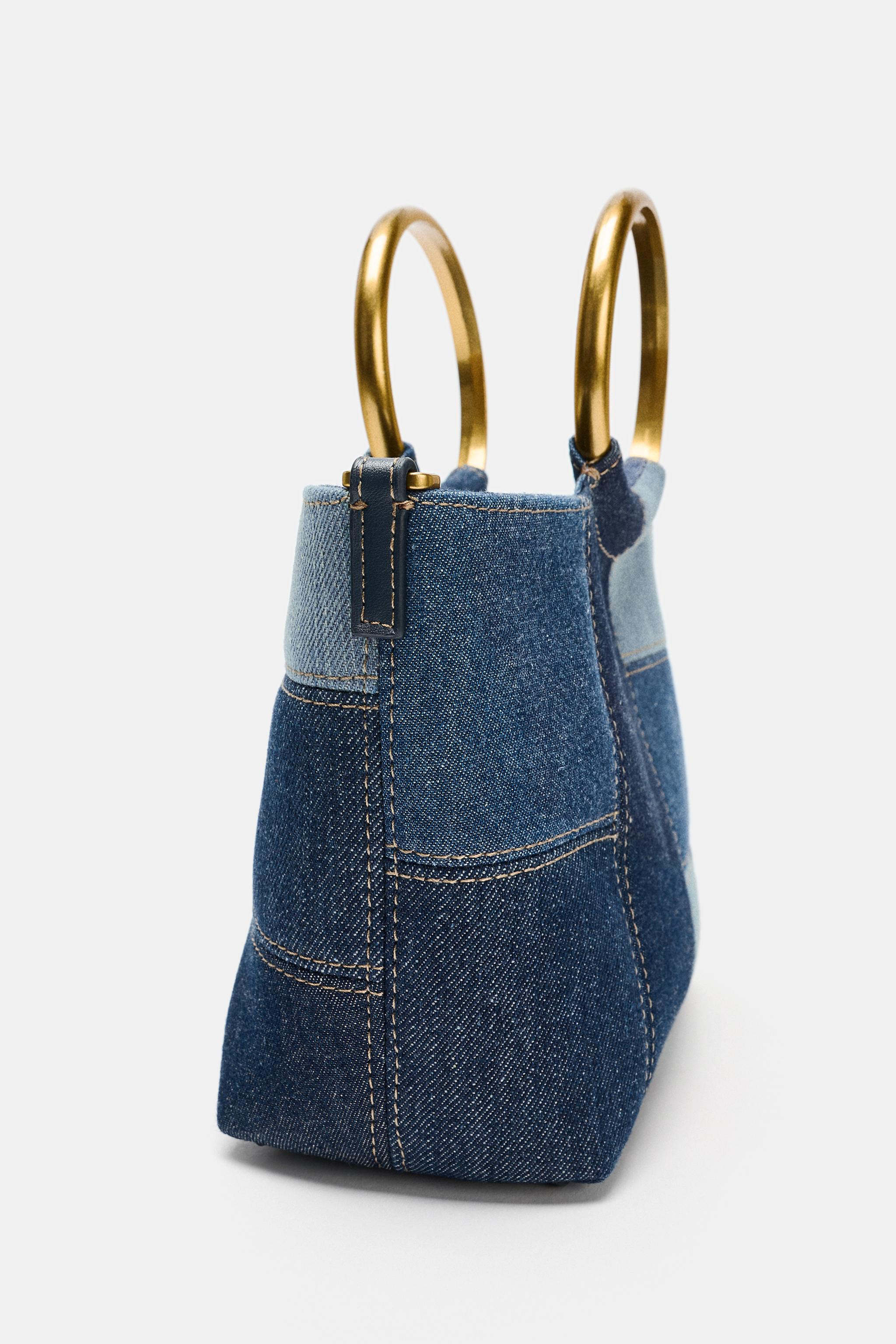 PATCHWORK MINI BUCKET BAG | Zara US