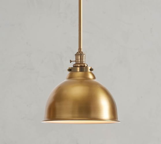 Metal Bell 9.5" Pendant with Pole | Pottery Barn (US)