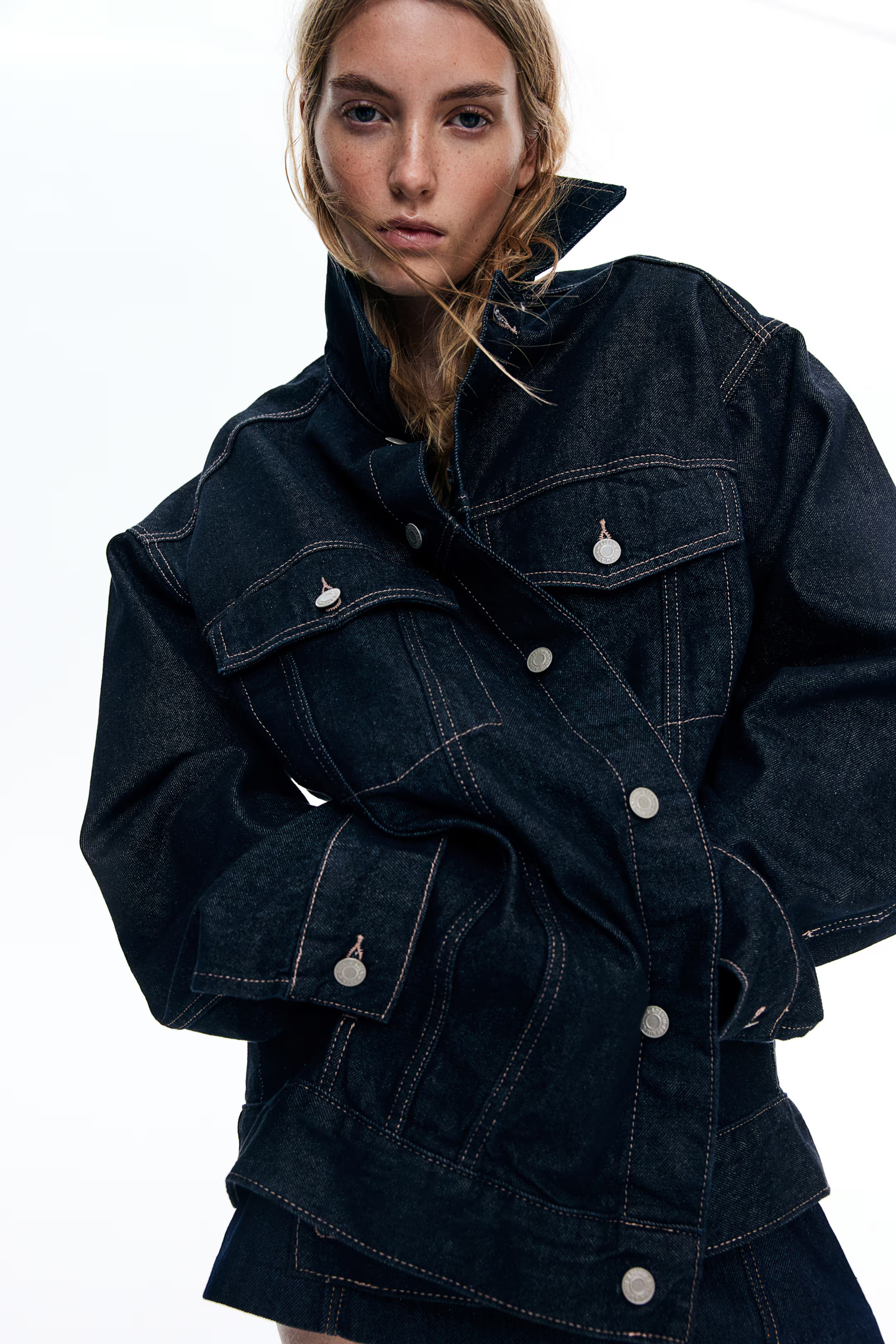 Veste oversize en denim | H&M (FR, IT, ES, PT, BE)
