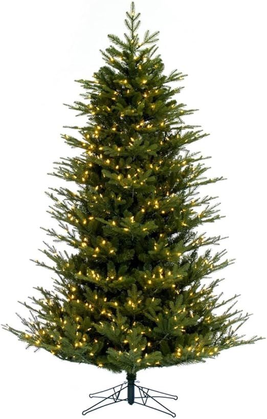 Vickerman 5.5' x 48" North Shore Fraser Fir Artificial Christmas Tree, Dura-Lit® LED Warm White ... | Amazon (US)