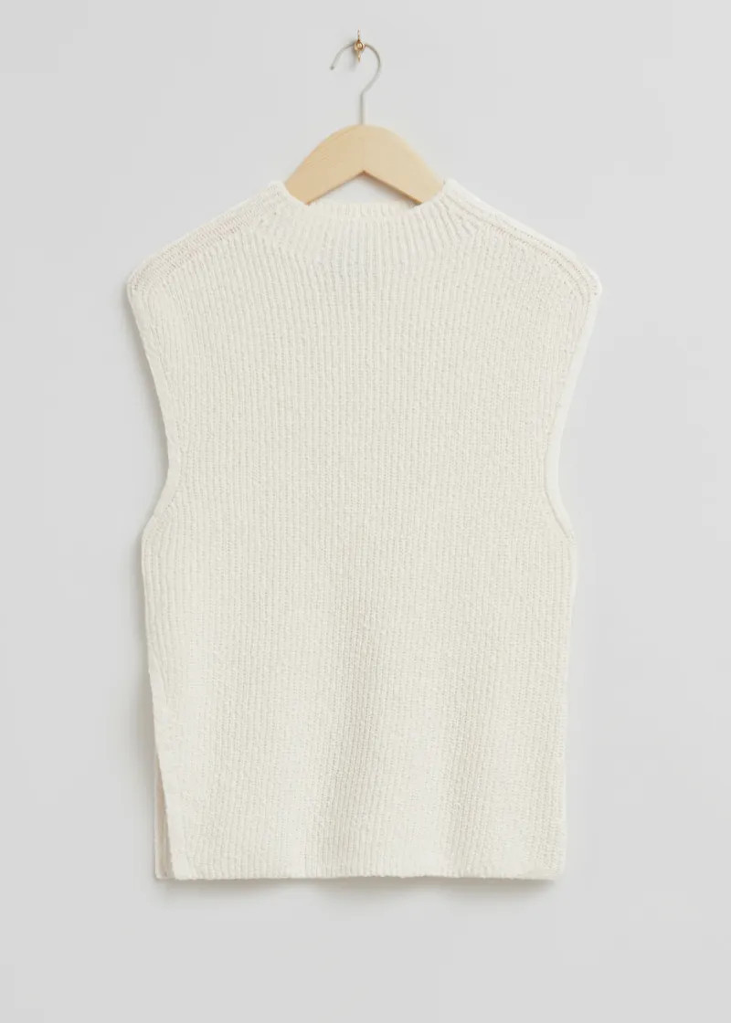 Funnel Neck Bouclé Knit Top | & Other Stories (EU + UK)