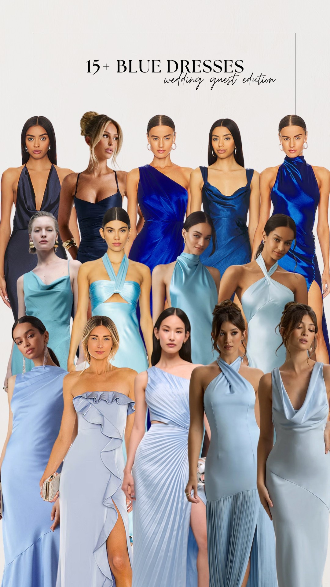 15+ blue wedding guest / bridesmaids dresses options for all budgets!

#LTKFindsUnder100 #LTKWedding #LTKParties