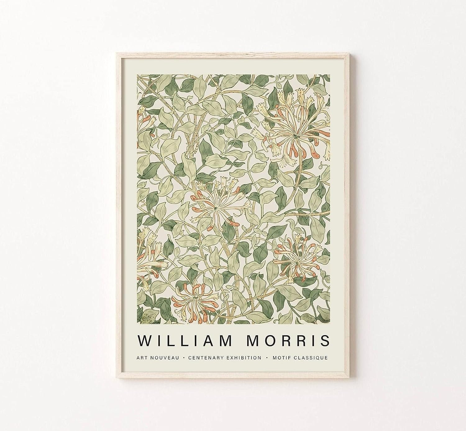 Dreacoss William Morris Flower Print,Morris Art Print,William Poster,Exhibition Poster,Morris Lea... | Amazon (US)