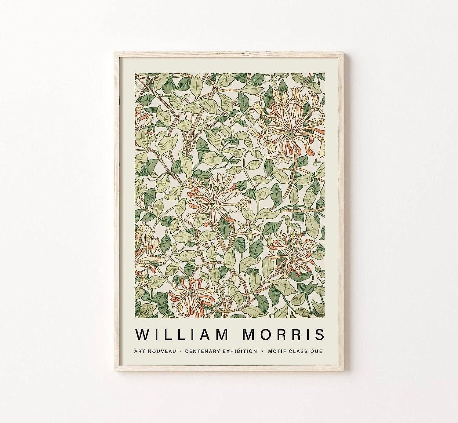 Dreacoss William Morris Flower Print,Morris Art Print,William Poster,Exhibition Poster,Morris Lea... | Amazon (US)