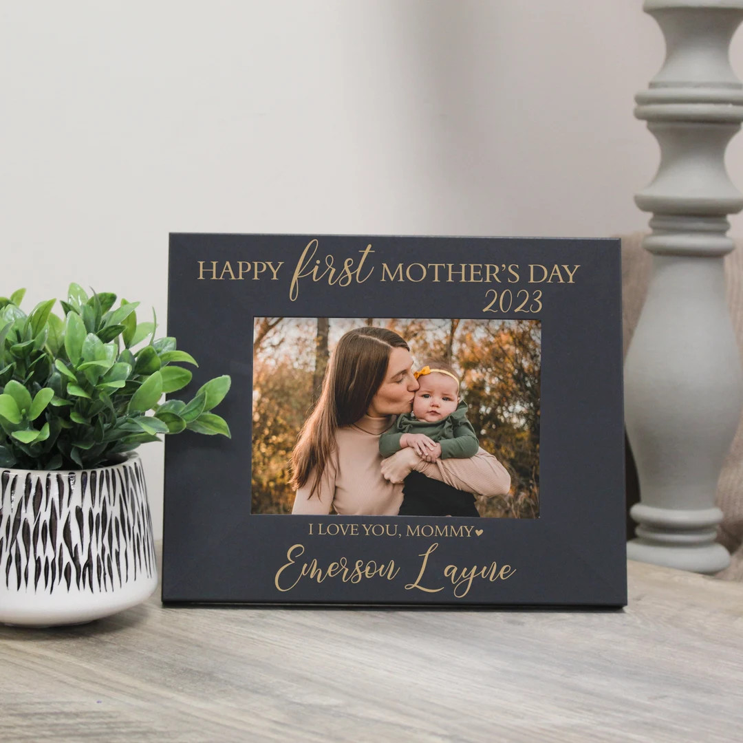 First Mother's Day Picture Frame | Personalized First Mother's Day Gift from Baby | Mother's Day ... | Etsy (US)