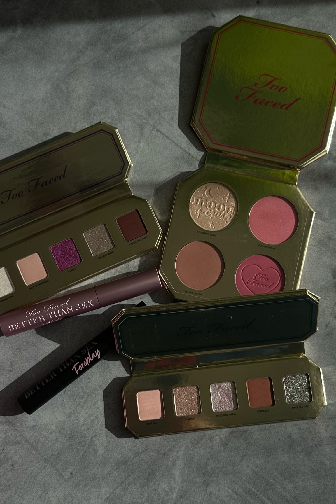 Stock up on these limited edition gift sets from Too Faced during the Sephora sale 11/1-11/11 and safe up to 20% for Rouge members.

These are gemstone & jewelry inspired collections in 3 sets for makeup, blush + highlighter, and eye shadows! #LTKfindsunder50

#LTKSaleAlert #LTKBeauty #LTKHoliday