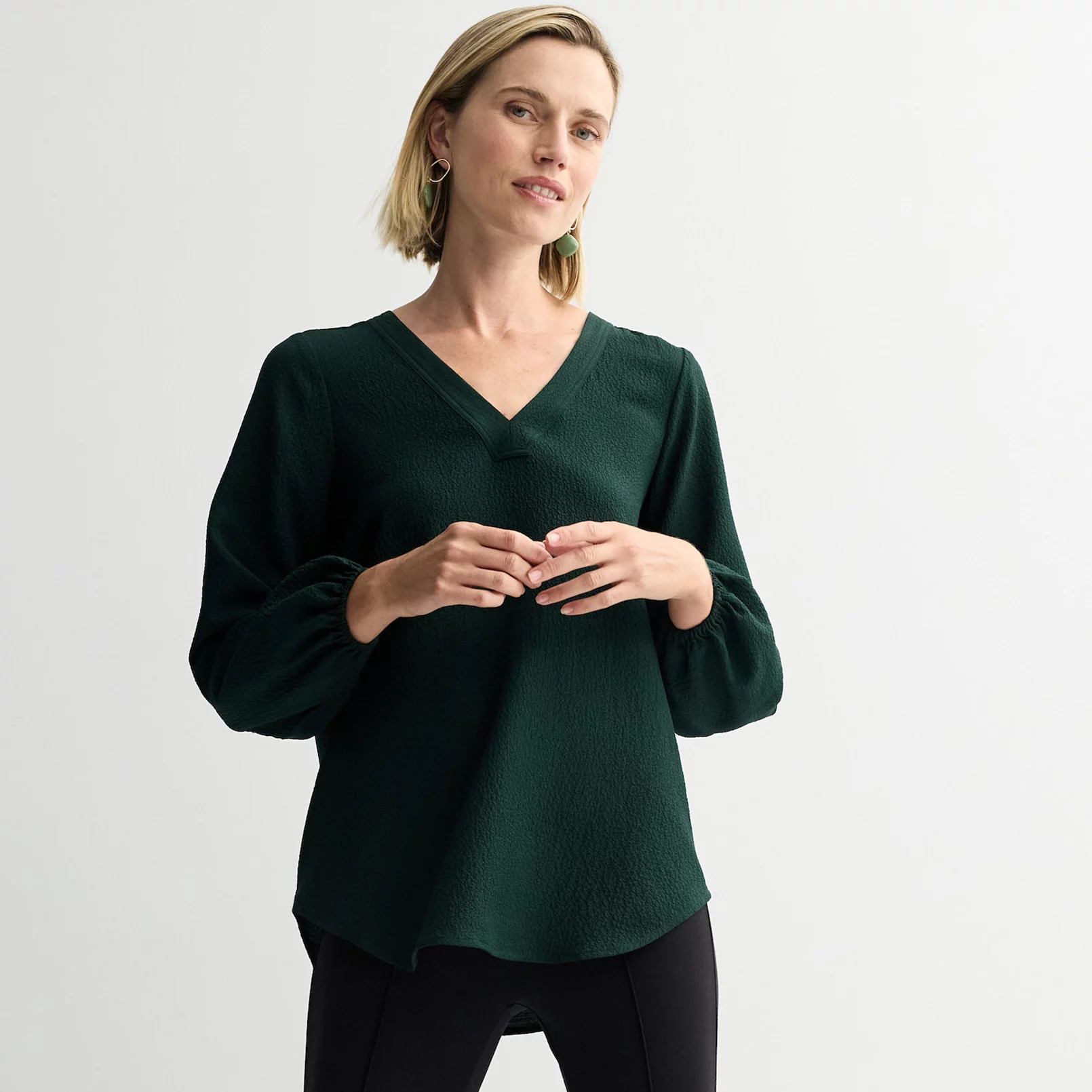 Women's Nine West Long Sleeve Tunic | Kohl's