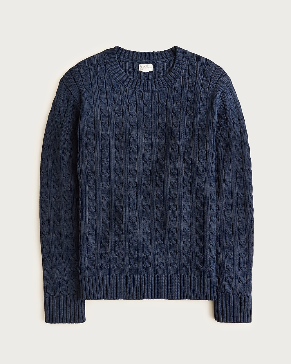 Heritage cotton cable-knit sweater | J. Crew US